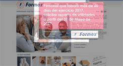 Desktop Screenshot of formex.com.mx